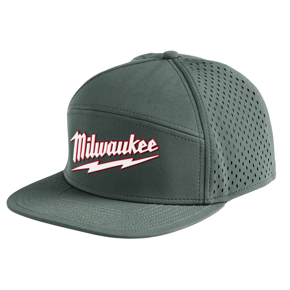 Milwaukee® Tool M771E Flat Brim Snapback Hat, Green