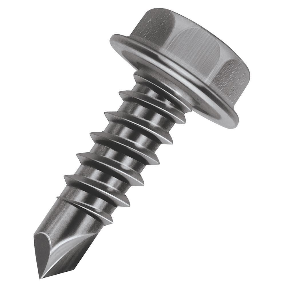 Malco® BT143G Drill and Tap Screw, #10 - 16, Hex Washer Head, Steel