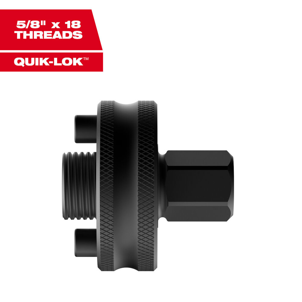 Milwaukee® Tool 49-56-7575 QUIK-LOK™ Large Thread Pin Adapters, 5