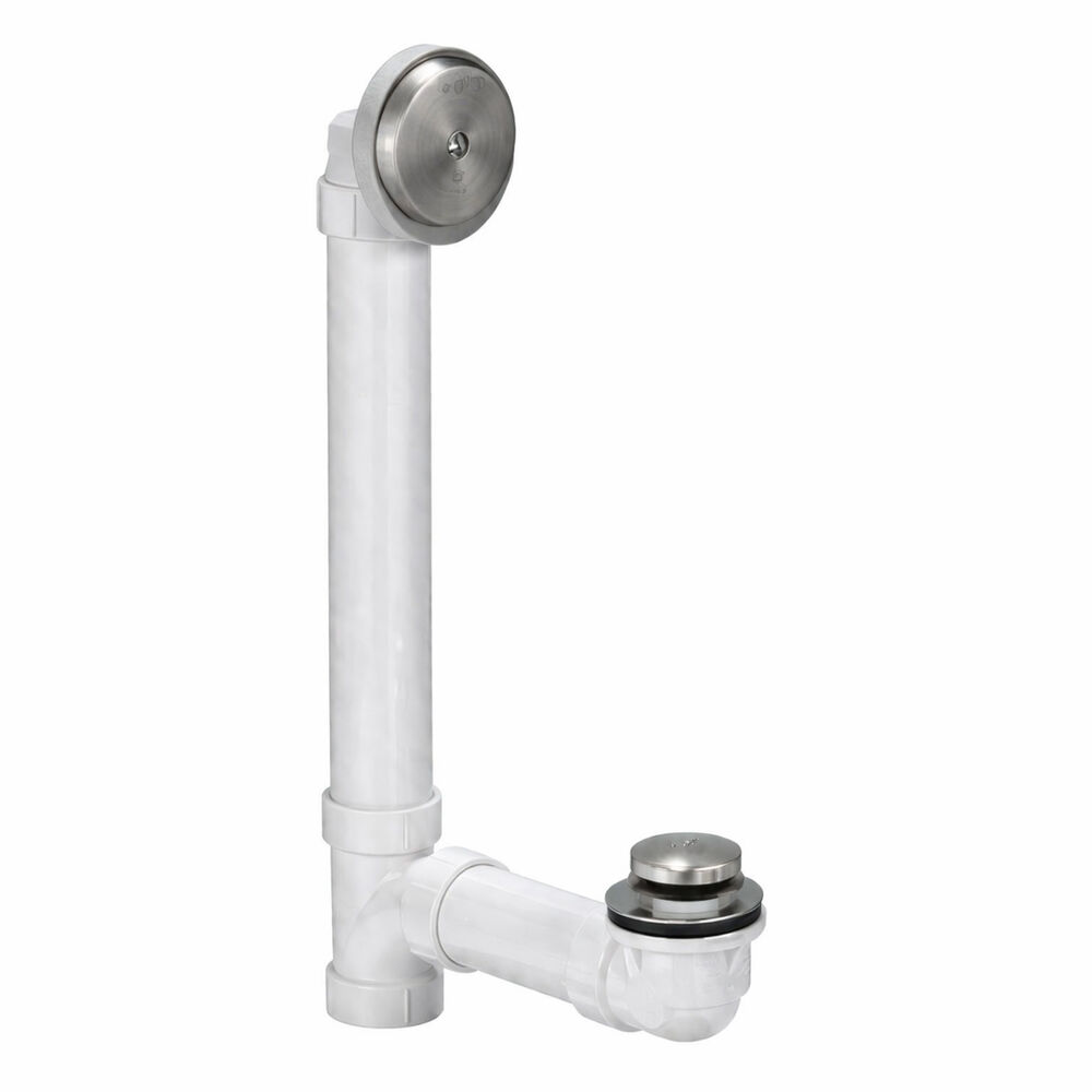 AB&A™ 61713 Full Kit, PVC w/ Touch Toe Stopper, Satin Nickel