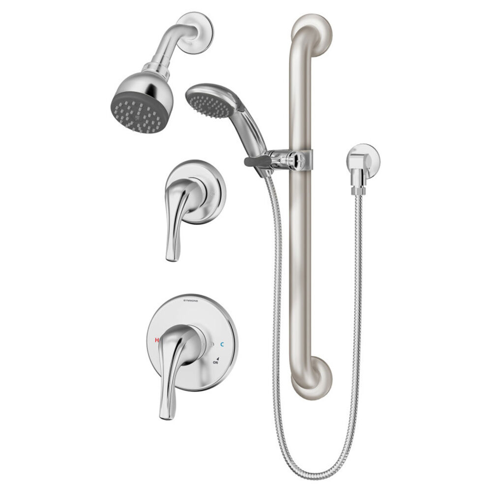 Symmons® 9605-PLR-TRM Origins® Shower System, 2 gpm, Polished Chrome