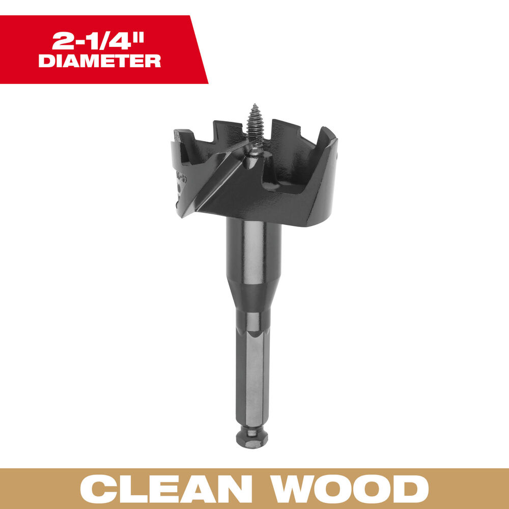 Milwaukee® Tool 48-25-2252 Standard Self-Feed Bit, 2-1/4" Dia, 6" OAL, 7/16" Shank