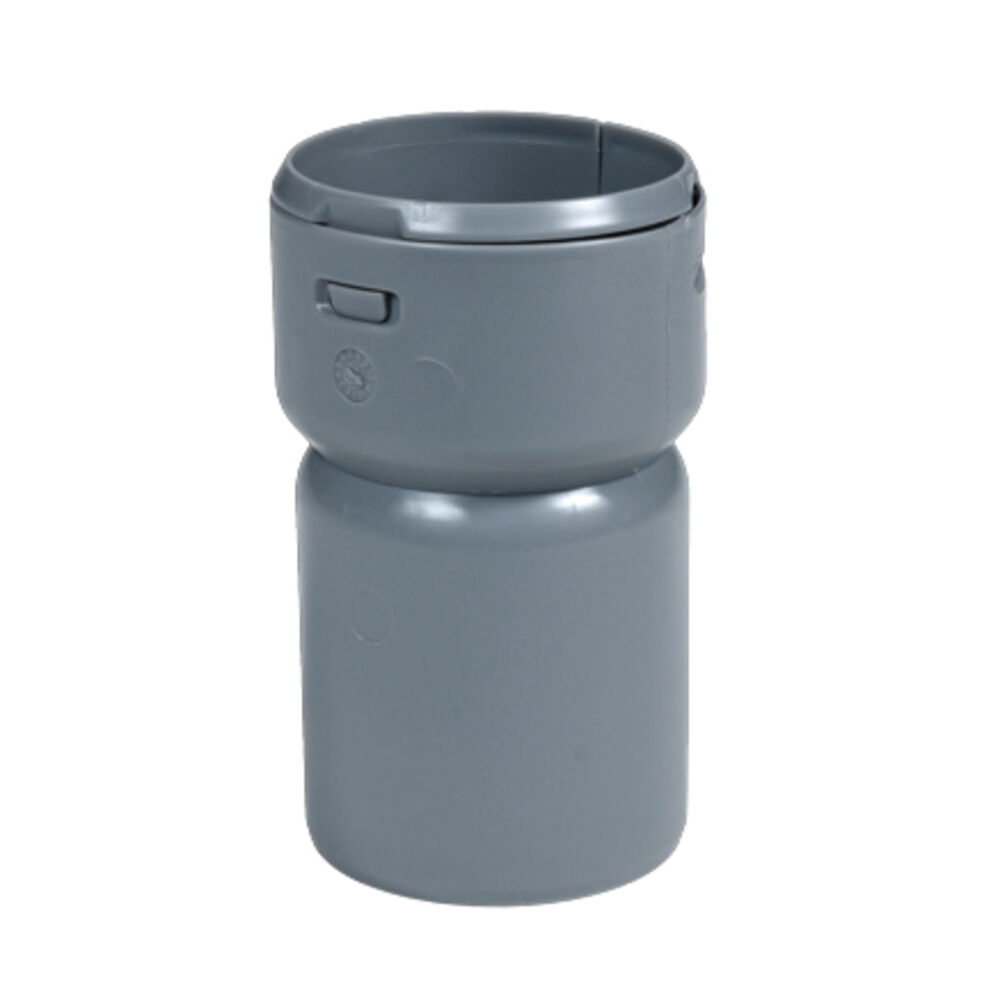 Centrotherm IFSFC02 InnoFlue® 2" Single Wall to Flex Coupler, 4.2" L, For Use w/ InnoFlue® Polypropylene Vent Systems, Polypropylene