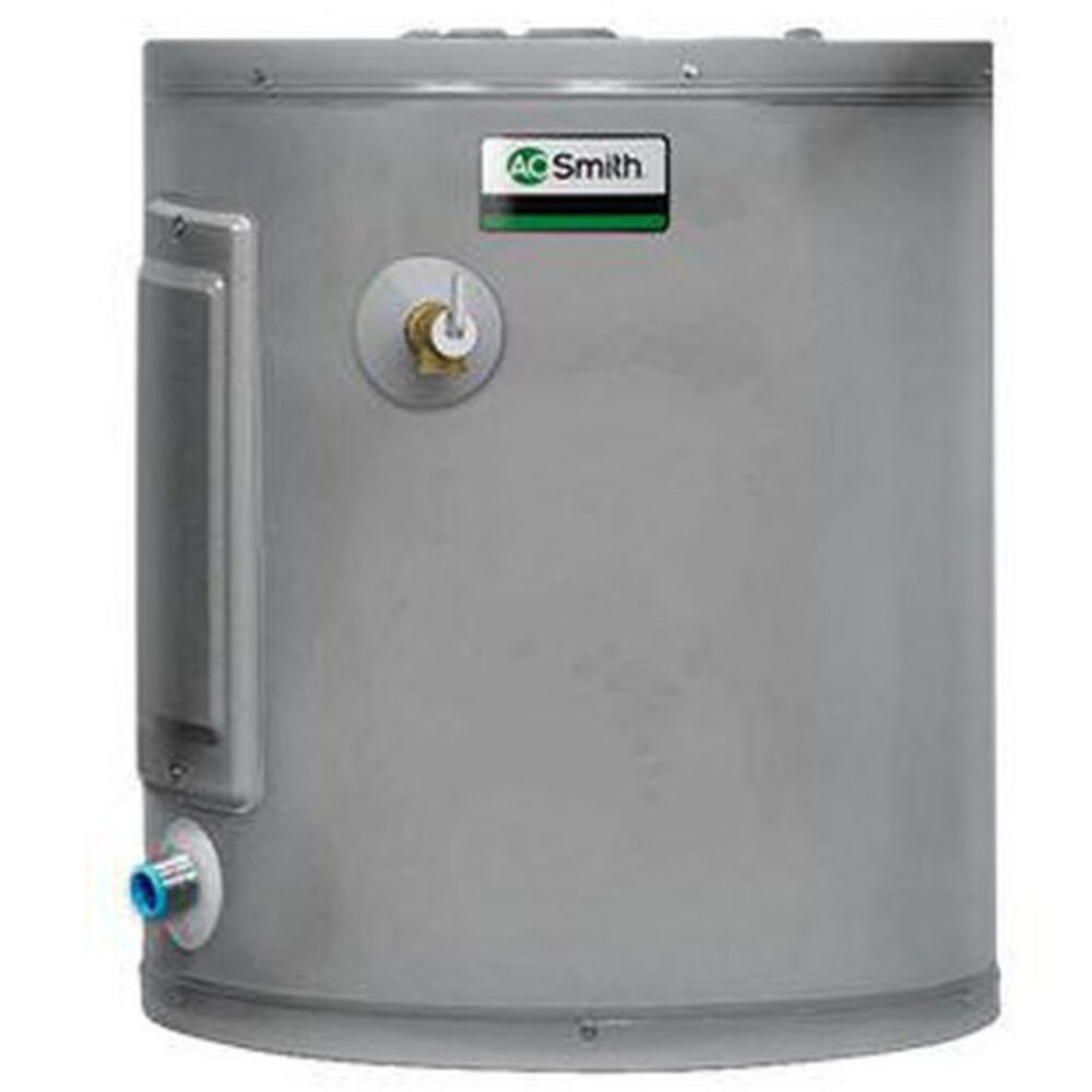 A.O. Smith® 100131515 Dura-Power™ DEL-6 Compact Lowboy Electric Water Heater, 6 gal Tank, 2500 W, 208 V, 1 ph