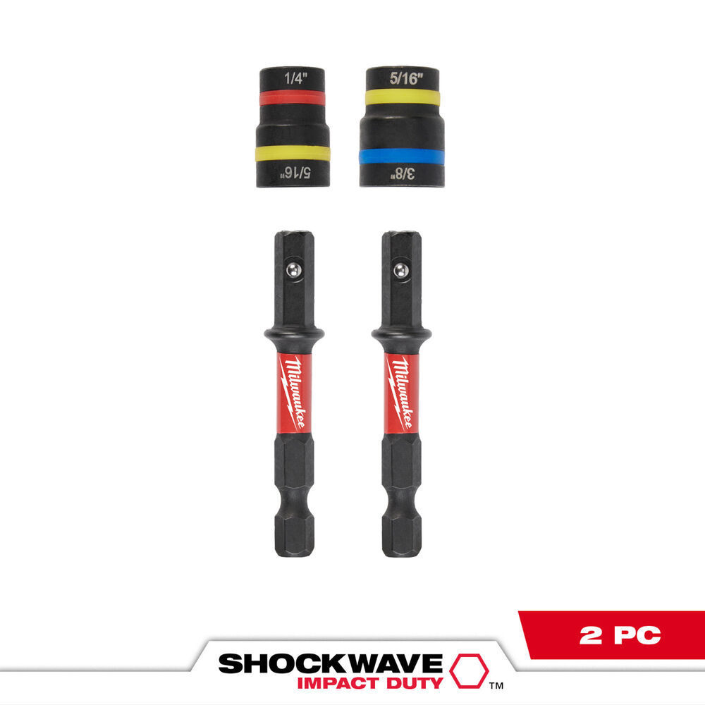 Milwaukee® Tool 49-66-4565 SHOCKWAVE™ Impact Duty Magnetic Nut Driver, 1/4" Drive, Steel