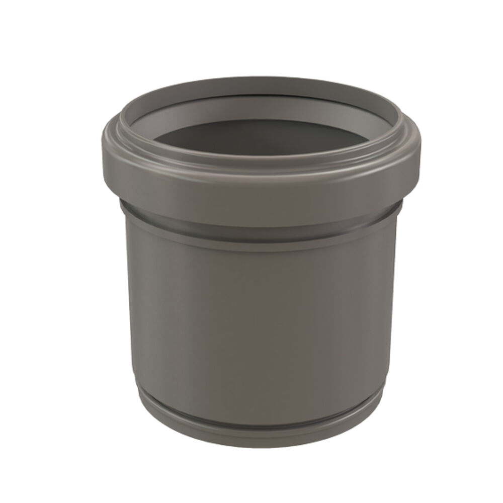 ISTC03 Single Wall Tee Cap, Polypropylene, Fits Duct Size: 3", 3.8" W, Domestic