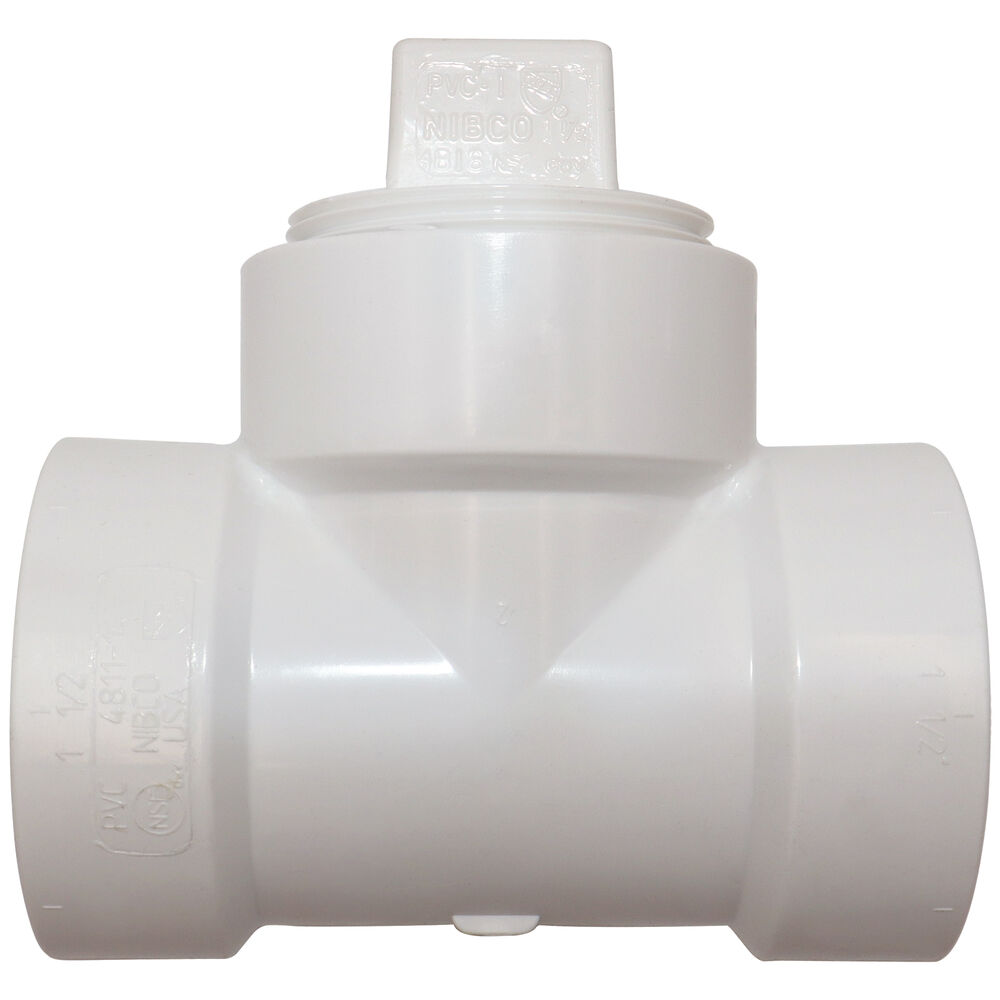 K159050 4814 DWV Test Tee With Plug, 1-1/2