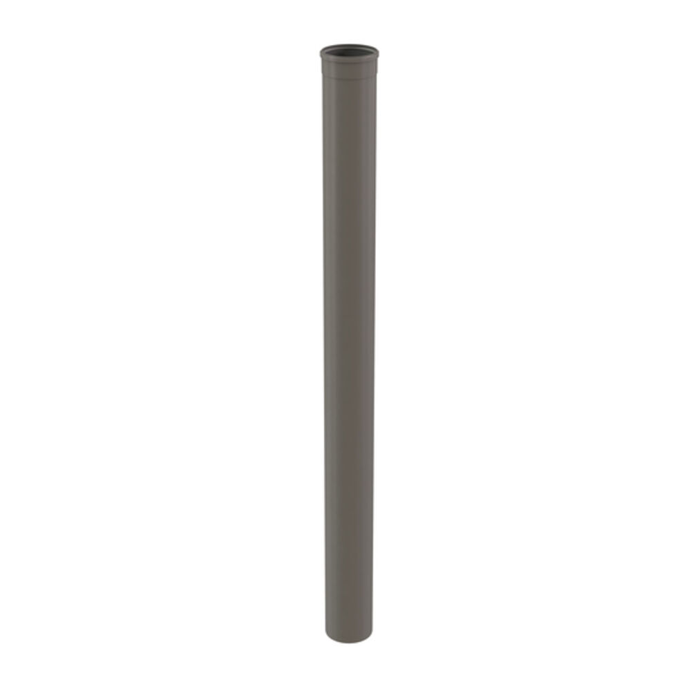 Centrotherm ISVL1010 InnoFlue® 10x120" Single-Wall Rigid Vent Length, Polypropylene, Gray