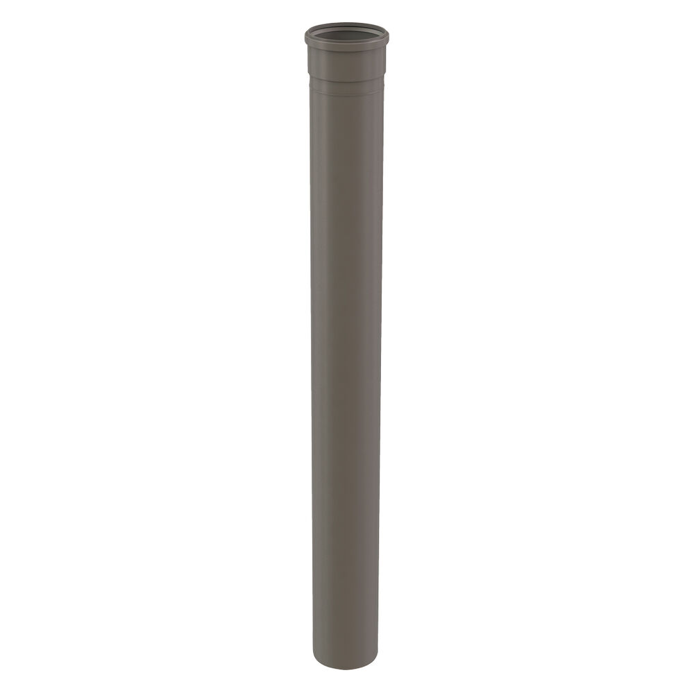 Centrotherm ISVL086 InnoFlue® 8x72" Single-Wall Rigid Vent Length, Polypropylene, Gray