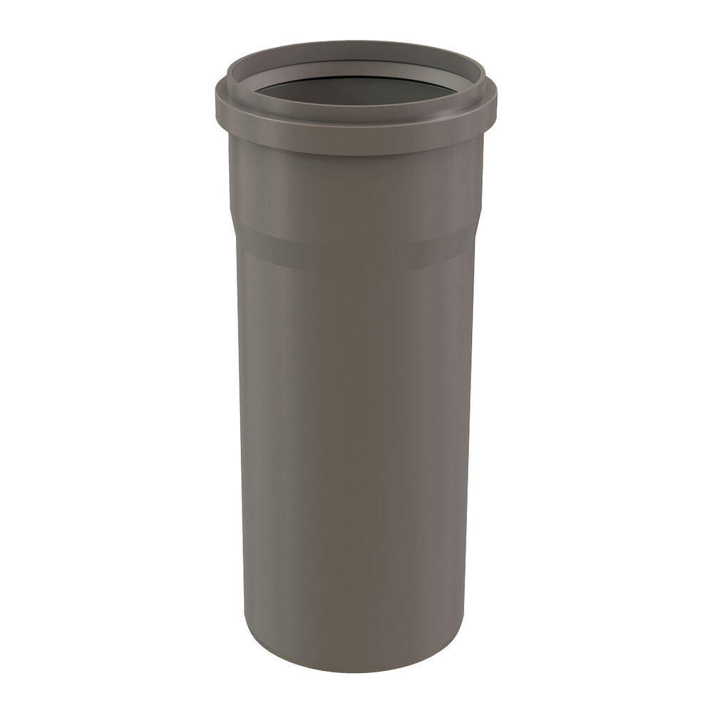 Centrotherm ISVL061 InnoFlue® 6x12" Single-Wall Rigid Vent Length, Polypropylene, Gray