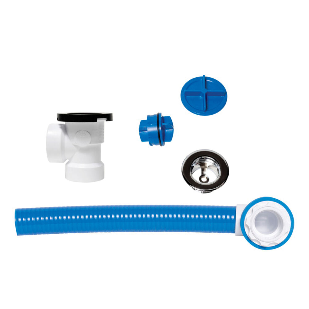 Dearborn® F16P9975D True Blue® Flex Bath Waste Rough Kit With Direct Drain Fitting, PVC, Import
