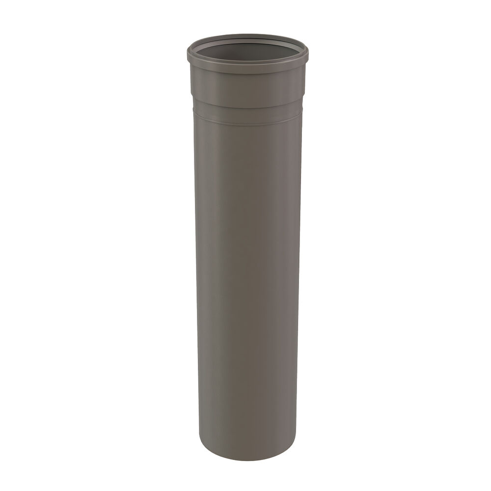 Centrotherm ISVL103 InnoFlue® 10x36" Single-Wall Rigid Vent Length, Polypropylene, Gray