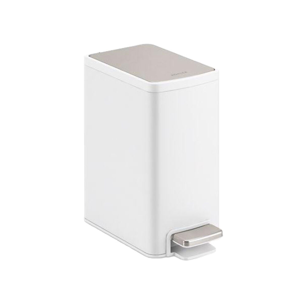 Kohler® K-31319-ST Step Trash Can, 1.58 gal, 6-1/2" L, Stainless Steel