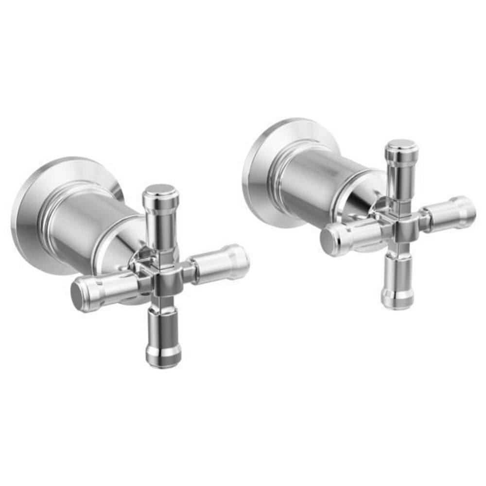 DELTA® H586-PR Single Faucet Handle Kit, Cross Handle, Zinc, Chrome, Import