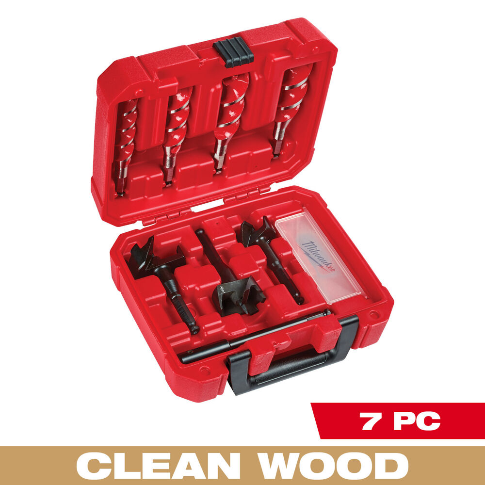 Milwaukee® Tool 49-22-0065 Stringer Bead Plumber's Selfeed Bit Kit, 10 Pieces, Alloy Steel