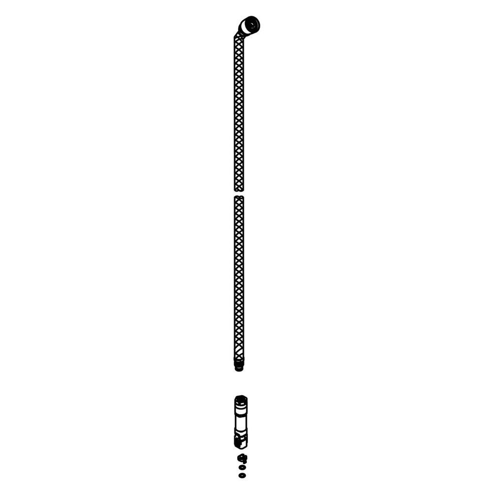 Kohler® K1245170-BC Hose Kit, Bright Chrome