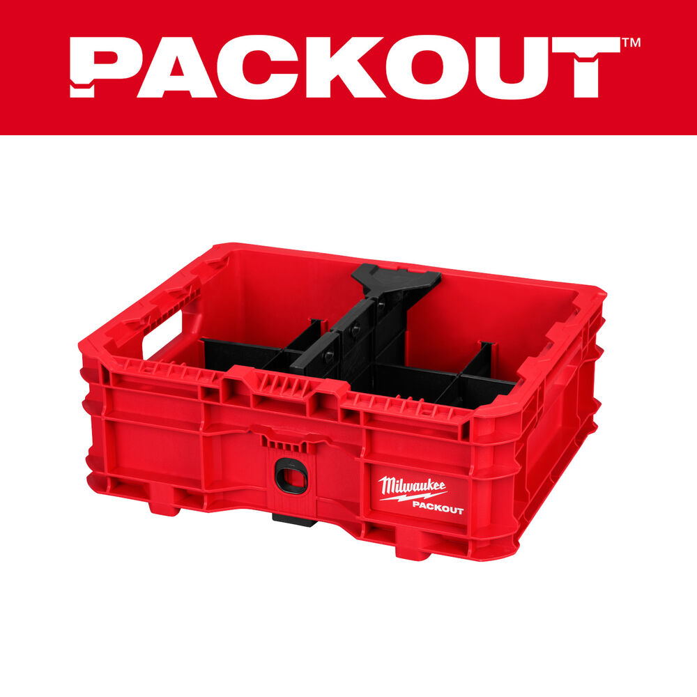 Milwaukee® Tool 48-22-8438 PACKOUT™ Low-Profile Crate