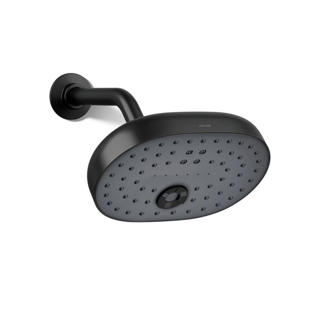 Kohler® 26290-BL Statement™ Multi-function Showerhead w/ Katalyst® Air-Induction Technology, 2.5 gpm, Matte Black