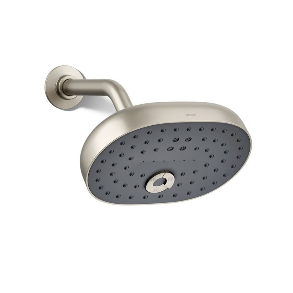 Kohler® 26290-BN Statement™ Multi-function Showerhead w/ Katalyst® Air-Induction Technology, 2.5 gpm, Brushed Nickel