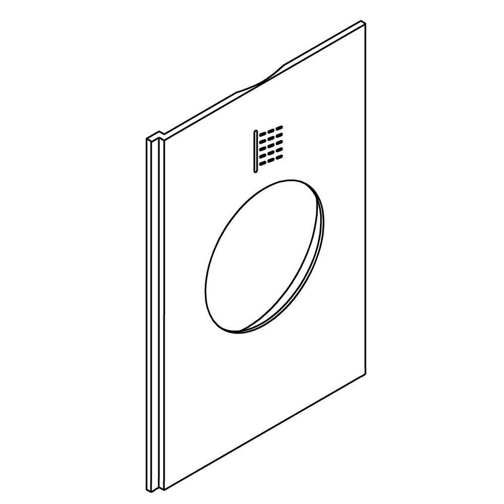 Kohler® 1413573-BV Icon Trim Plate, Vibrant Brushed Bronze