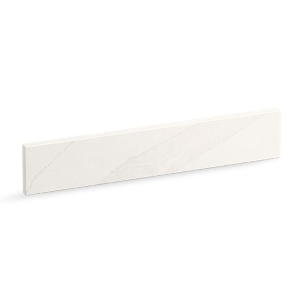 Kohler® K-38554-GBB 4 x 21-11/16" Quartz Side Splash, Bianco Bella