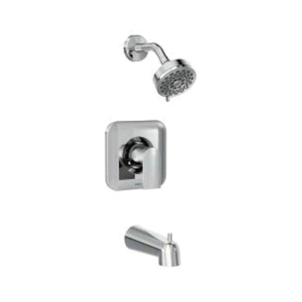 Moen® T2473EP Genta™ Posi-Temp® Tub and Shower Trim, 1.75 gpm Shower, Chrome Plated