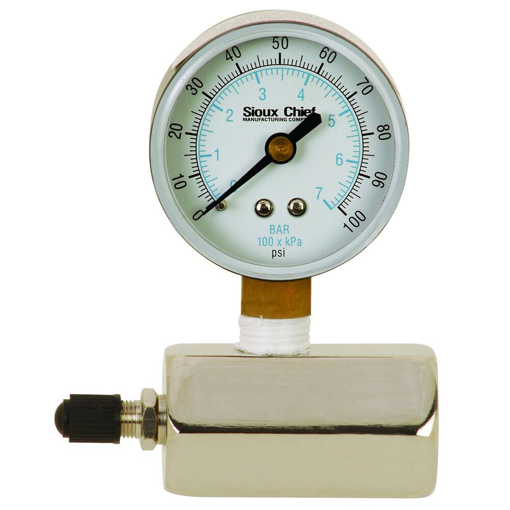 Sioux Chief 355-100PK1 Gas Test Gauge Manifold