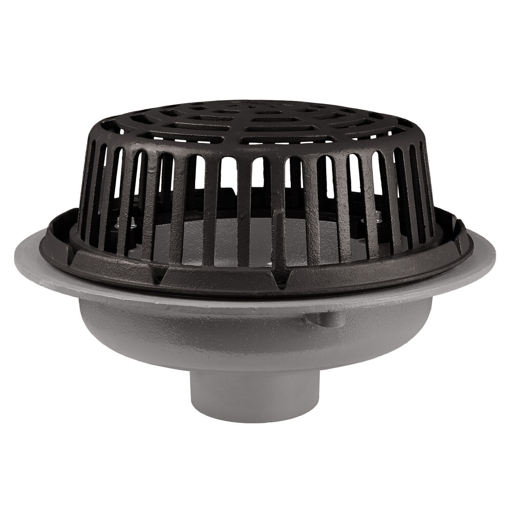 Sioux Chief 868-523 868 Dome Strainer, 3" Outlet, No-Hub Connection, Cast iron Drain
