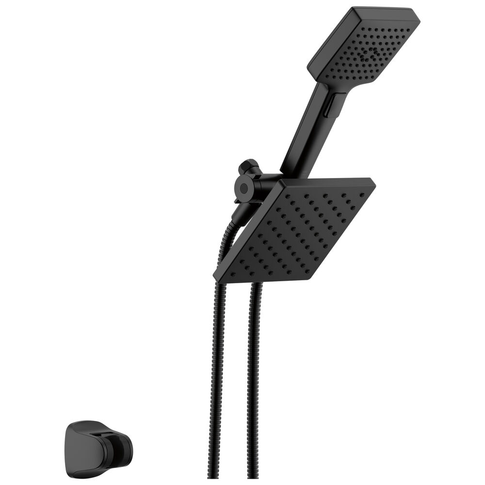 Delta® 75755BL 5-Setting Hand Shower, 6-1/2" Dia 5-Function Shower Head, 1.75 gpm, 60" L Hose, Matte Black