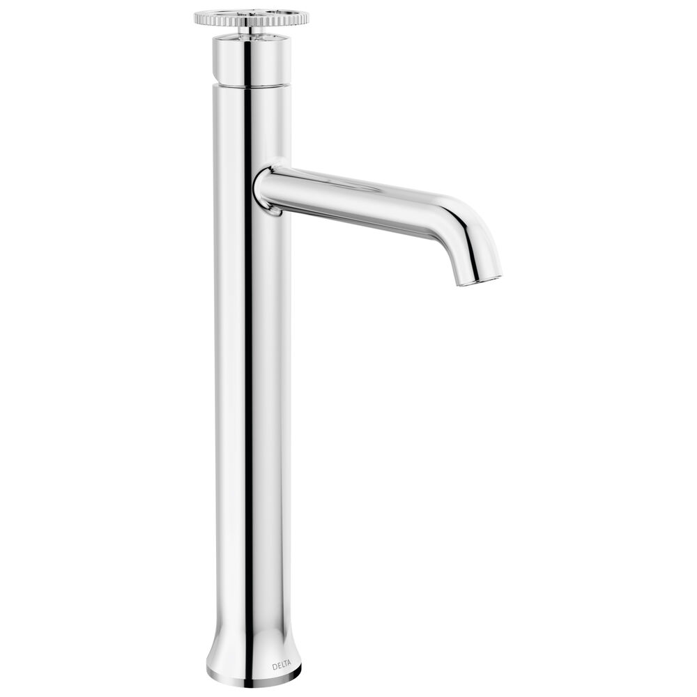 DELTA® 758-DST Trinsic® Single Handle Deck Mount Vessel Bathroom Faucet, 1.2 gpm, 1 Handle, Chrome