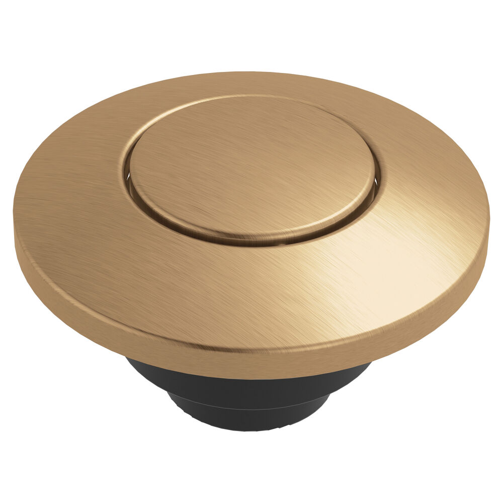Moen® AS-4201-BZG Round Disposal Air Switch Button, 1-13/16" Dia,  Bronzed Gold