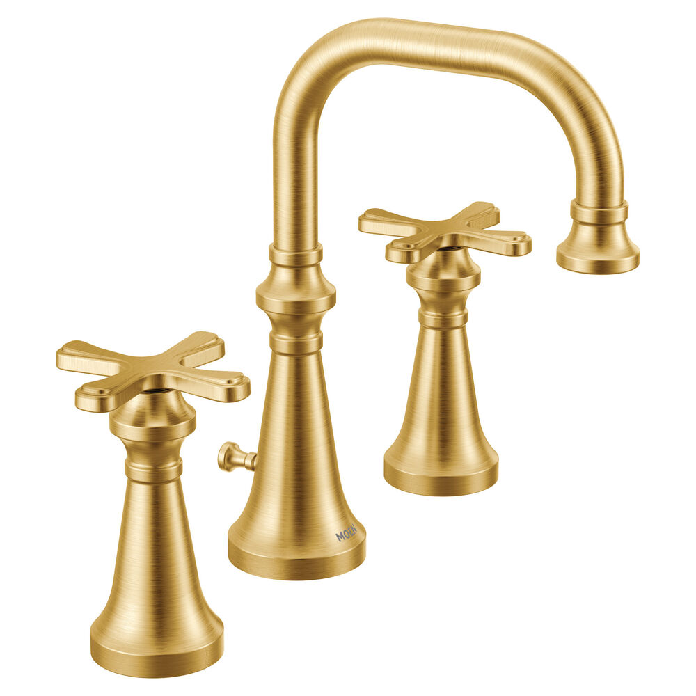 Moen® TVS44103BG Colinet Two-Handle Bathroom Faucet, 1.2 gpm, Brushed Gold