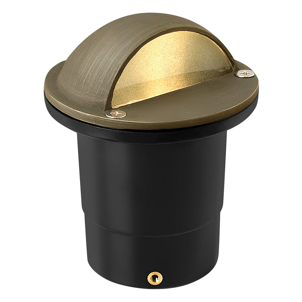 Hinkley® 16707MZ Hardy Island Well Light 12V Eyebrow, 1 Bulb, Matte Bronze