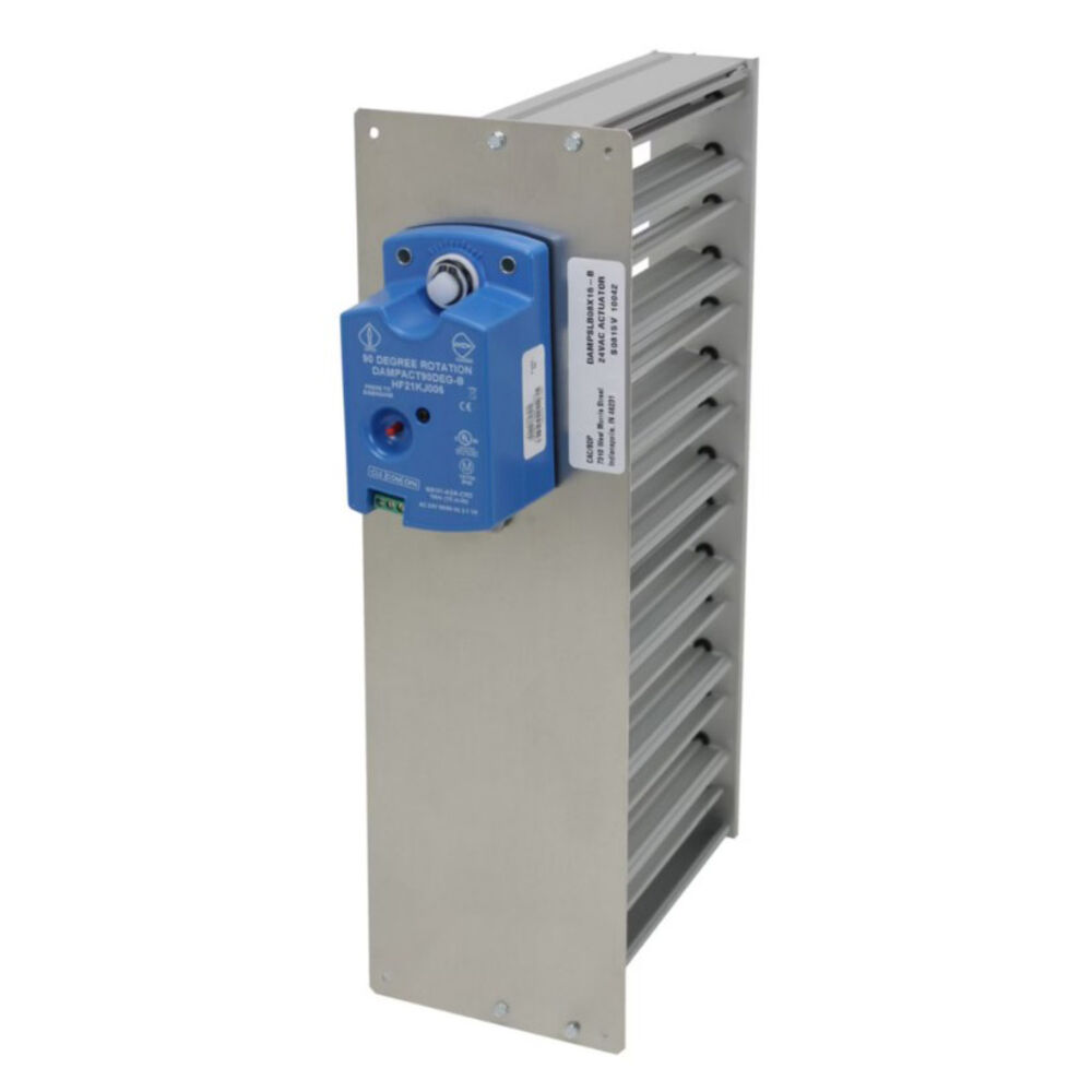 DAMPSLB10X12-B Slip-In Bottom Mount Zone Damper, 10x12"