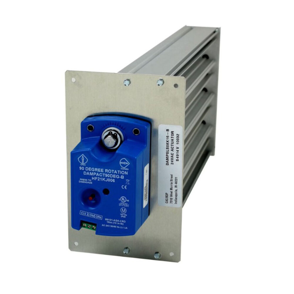 DAMPSLS12X18-B Slip-In Side Mount Zone Damper, 12x18"