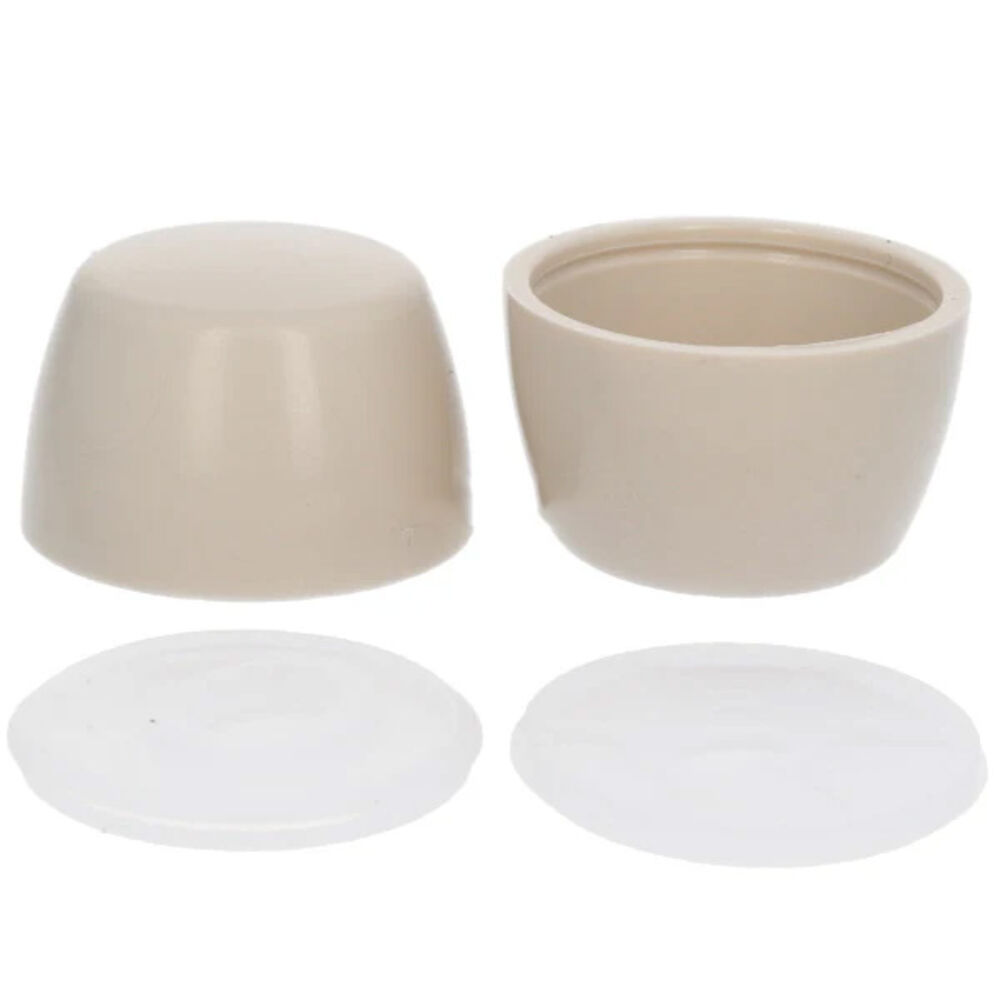 Gerber® G009928725 Pair of Bowl Bolt Caps & Washers, For Use with All Gerber Gravity Toilets Plastic, Bone