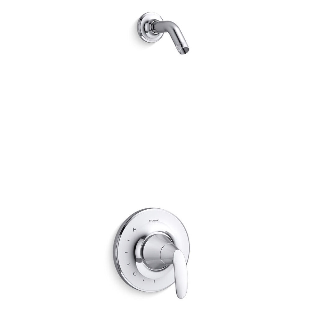 Sterling® TLS24821-4-CP Valton® Rite-Temp® Shower Faucet Trim Set, without Showerhead, Polished Chrome