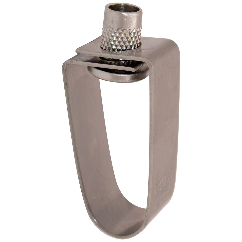 310SS 1 T304 Stainless Steel Band Hanger W/3/8 KNURL NUT