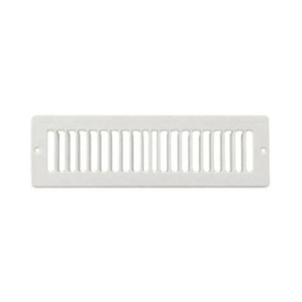Metal-Fab MFTSG122W 12x2" Toe Space Grille, White