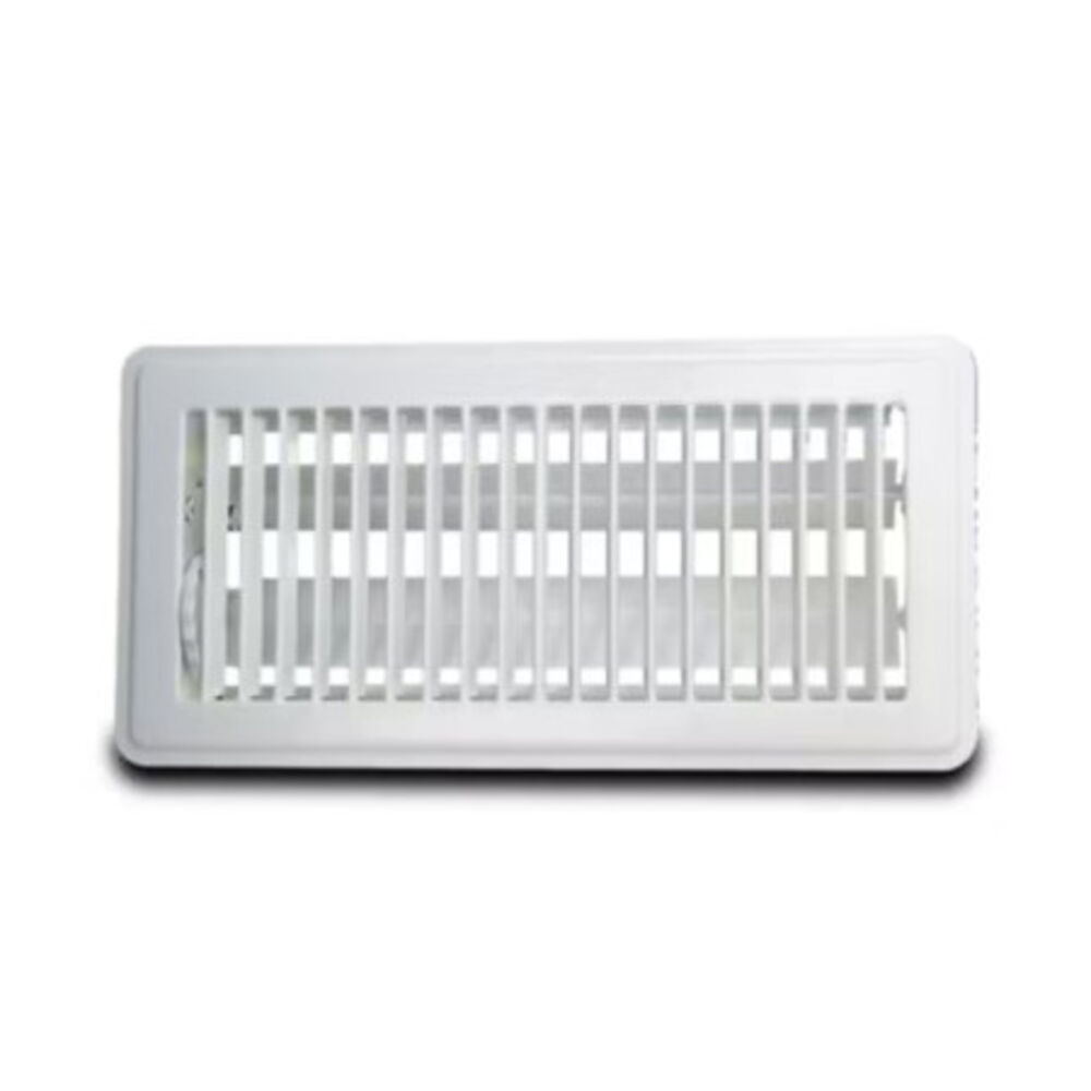 Metal-Fab MFFR410W 4x10" Floor Register, White