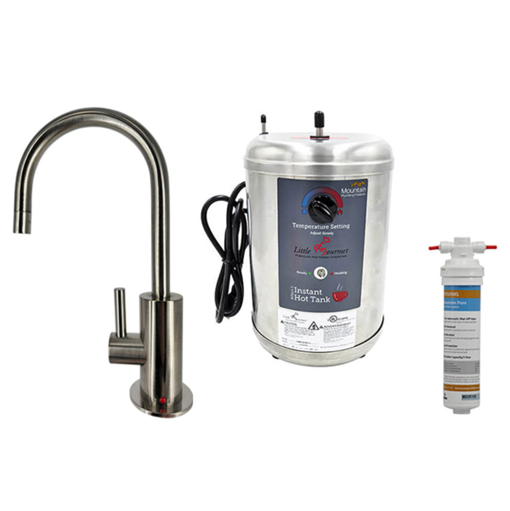Mountain Plumbing Products MT1840DIY-NL/CPB MT1840-NL Francis Anthony Premium Hot Water Dispenser Faucet, 1 Handle, Polished Chrome