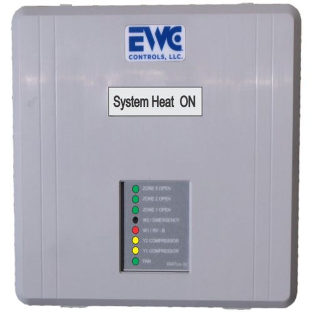 EWC Controls BMPLUS-3Z Dual Fuel 3-Zone Control Panel, 2 Cool / 3 Heat Heat Pump