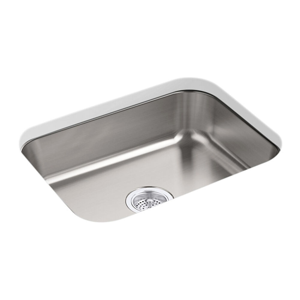 McAllister® 23-3/8" x 17-11/16" x 5-15/16" Undermount Single-Bowl Kitchen Sink, 40 pack