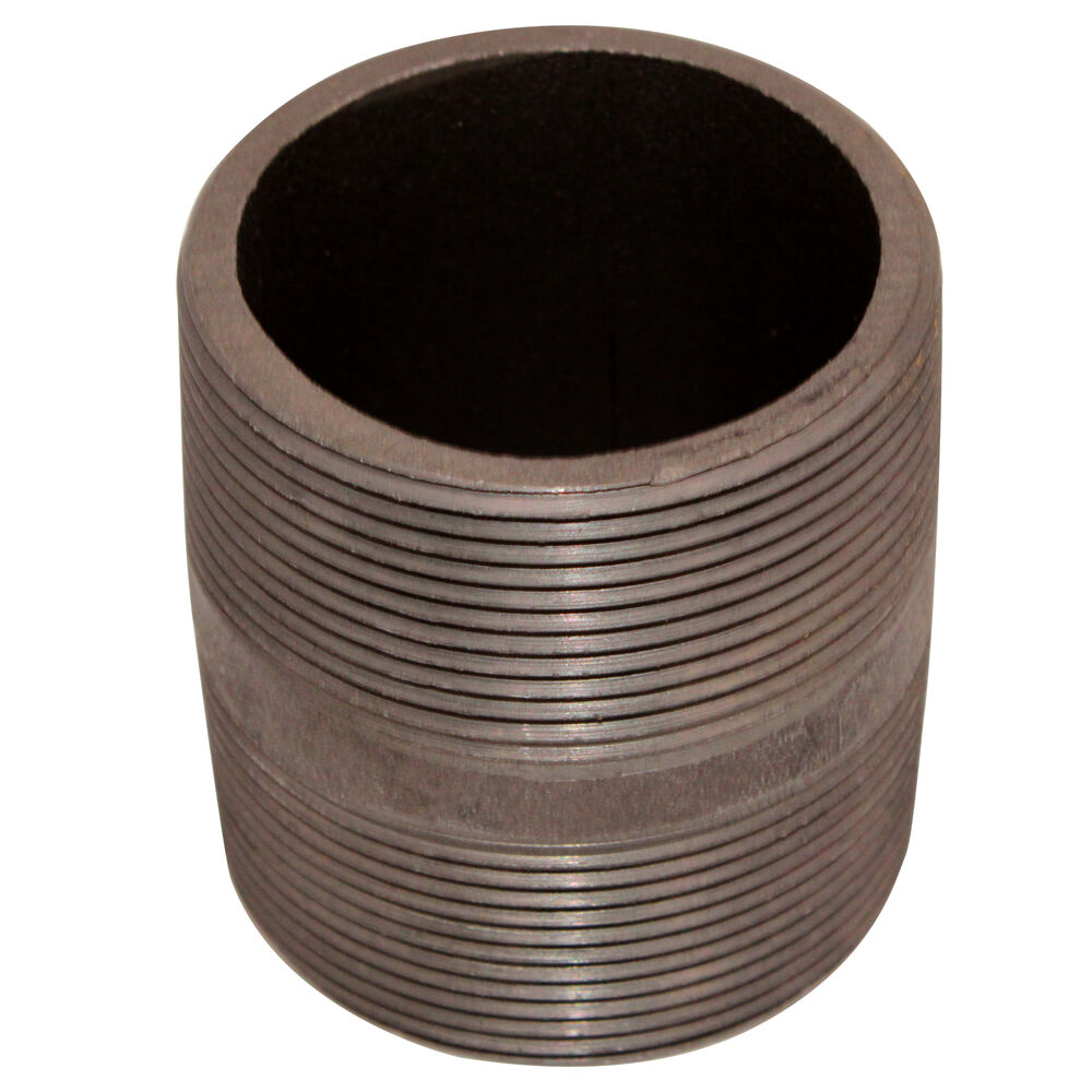 Beck® 0332636604 FIG 325 Pipe Nipple, 2 inx2-1/2" L MNPT, Steel, Black, SCH 80/XH, Seamless