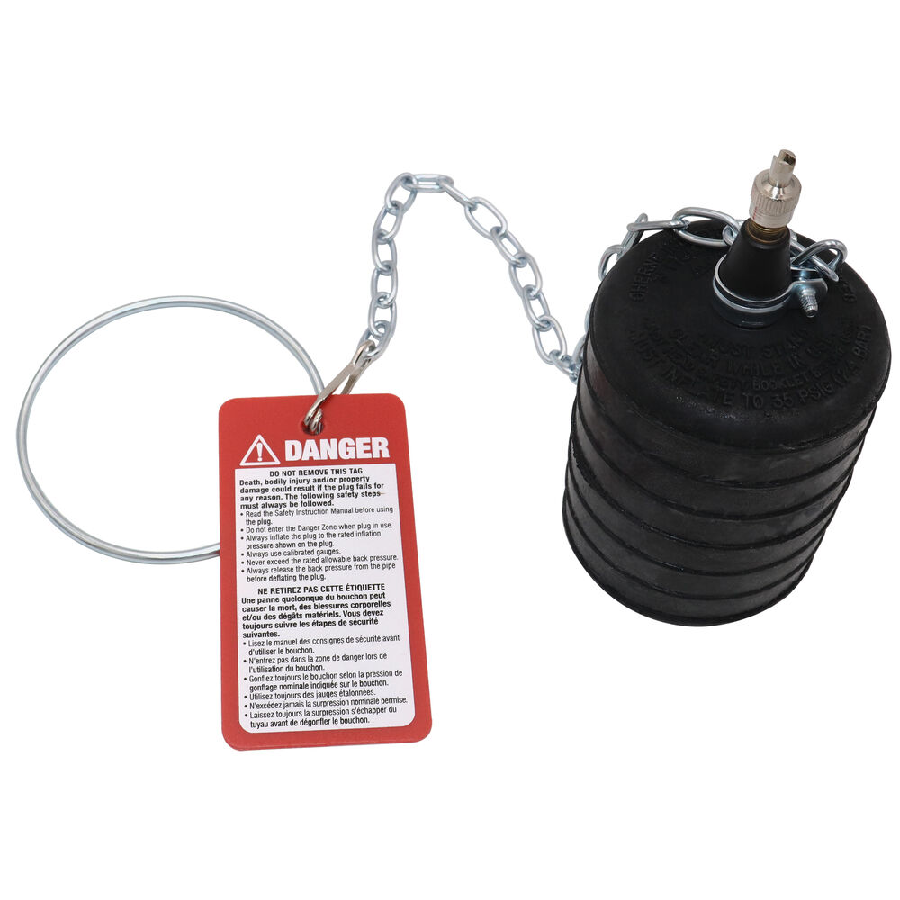 Cherne® Bulk Test-Ball® 240038 Test Plug, 3" Pipe, 13 psi