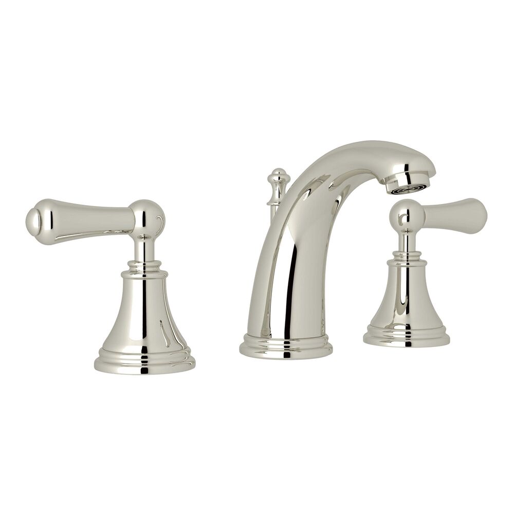 Perrin & Rowe U.3712LS-PN-2 Georgian Era Bathroom Faucet, 1.2 gpm, Polished Nickel