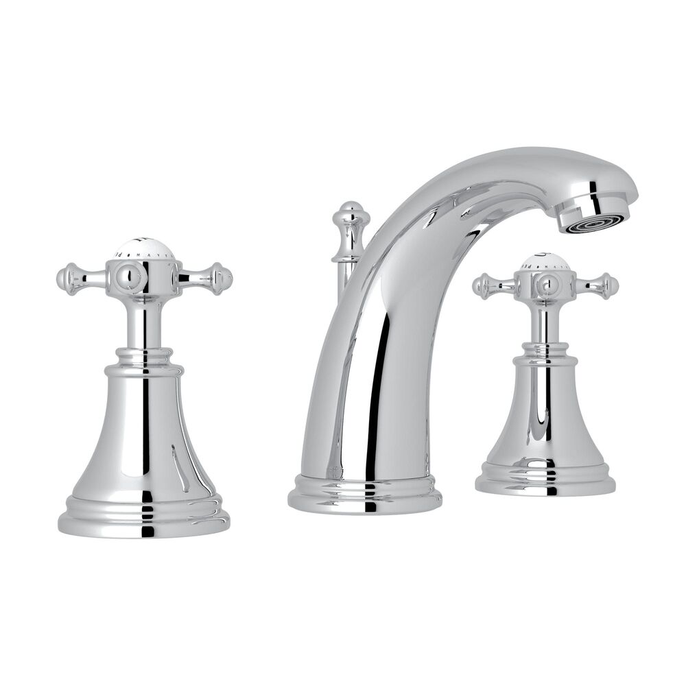 Perrin & Rowe U.3713X-APC-2 Georgian Era Bathroom Faucet, 1.2 gpm, Polished Chrome