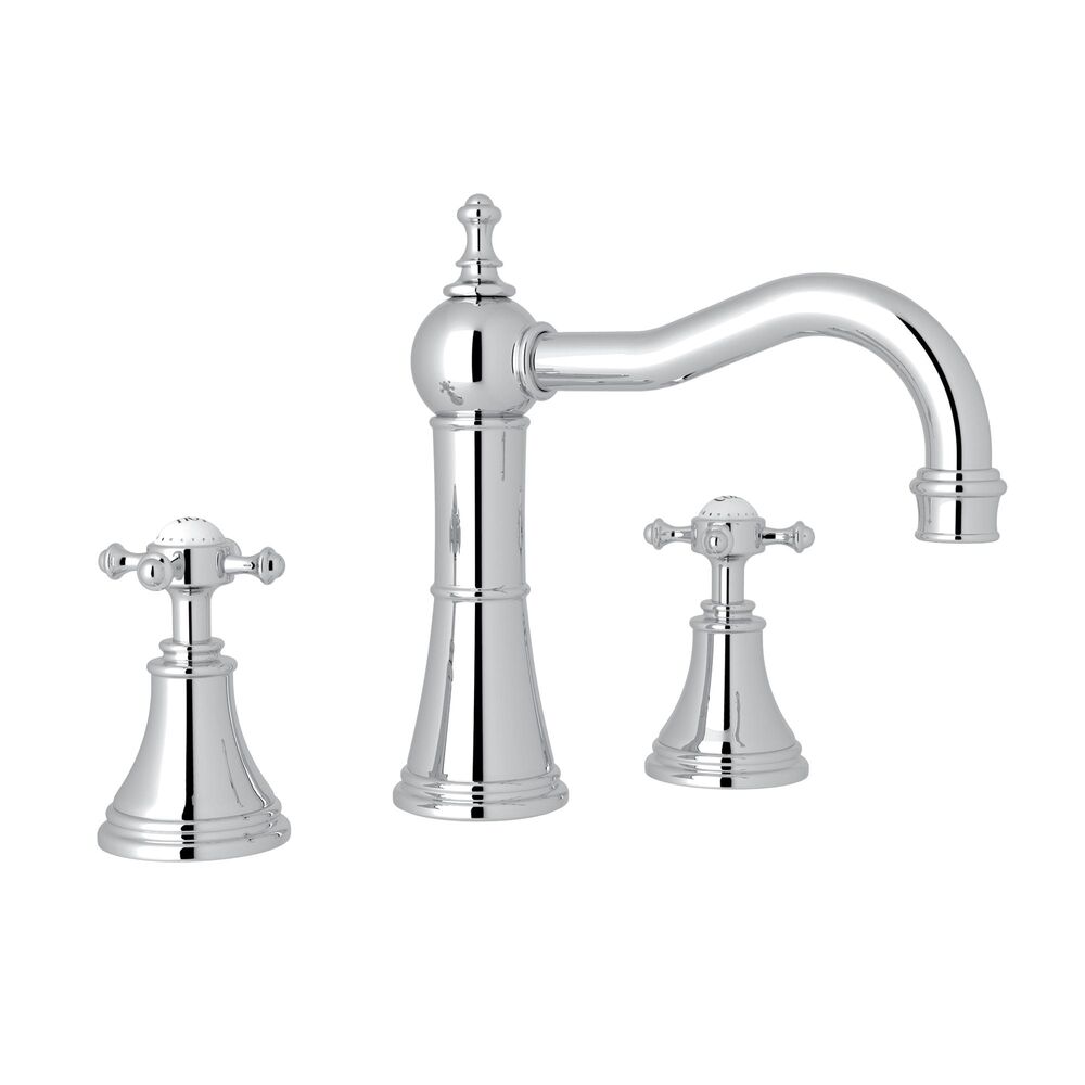 Perrin & Rowe U.3724X-APC-2 Georgian Era Bathroom Faucet, 1.2 gpm, Polished Chrome