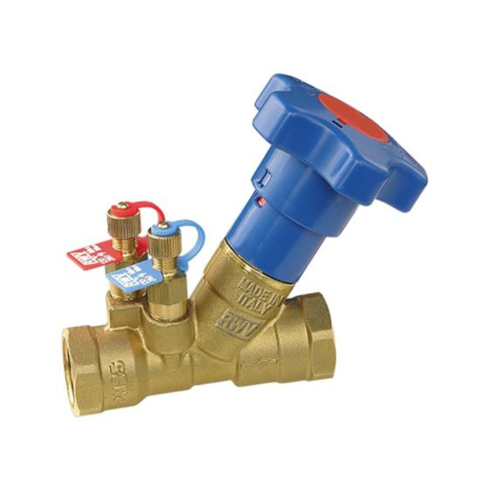 RWV 9517AB 1/2" Fixed Orifice Static Balancing Valve, DZR Lead-Free Brass