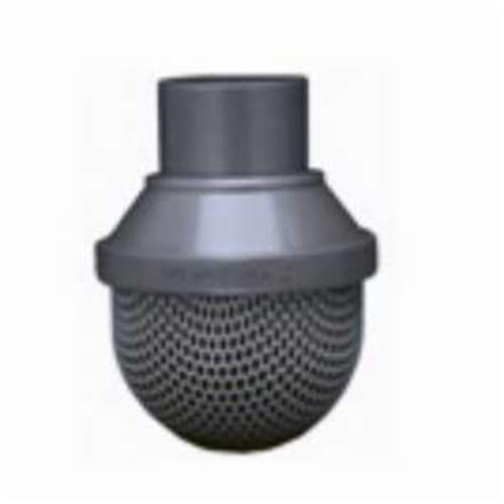 Spears® FVS-040 Foot Valve Screen, 4", Spigot, PVC Body, Domestic